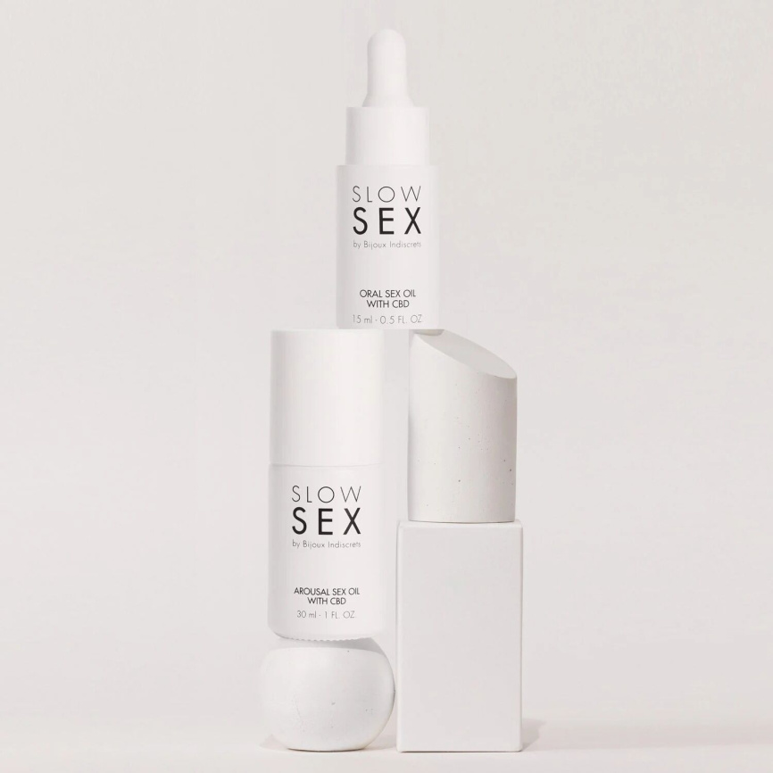 Олія для збудження Bijoux Indiscrets SLOW SEX Arousal Sex Oil CBD (30 мл) фото 5