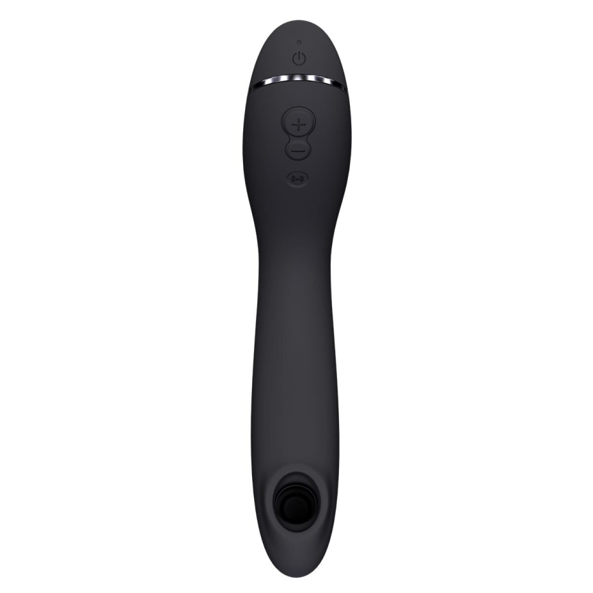 Вакуумний стимулятор для точки G та клітора з вібрацією Womanizer OG Dark Grey, 12 рівнів, 3 режими фото 2