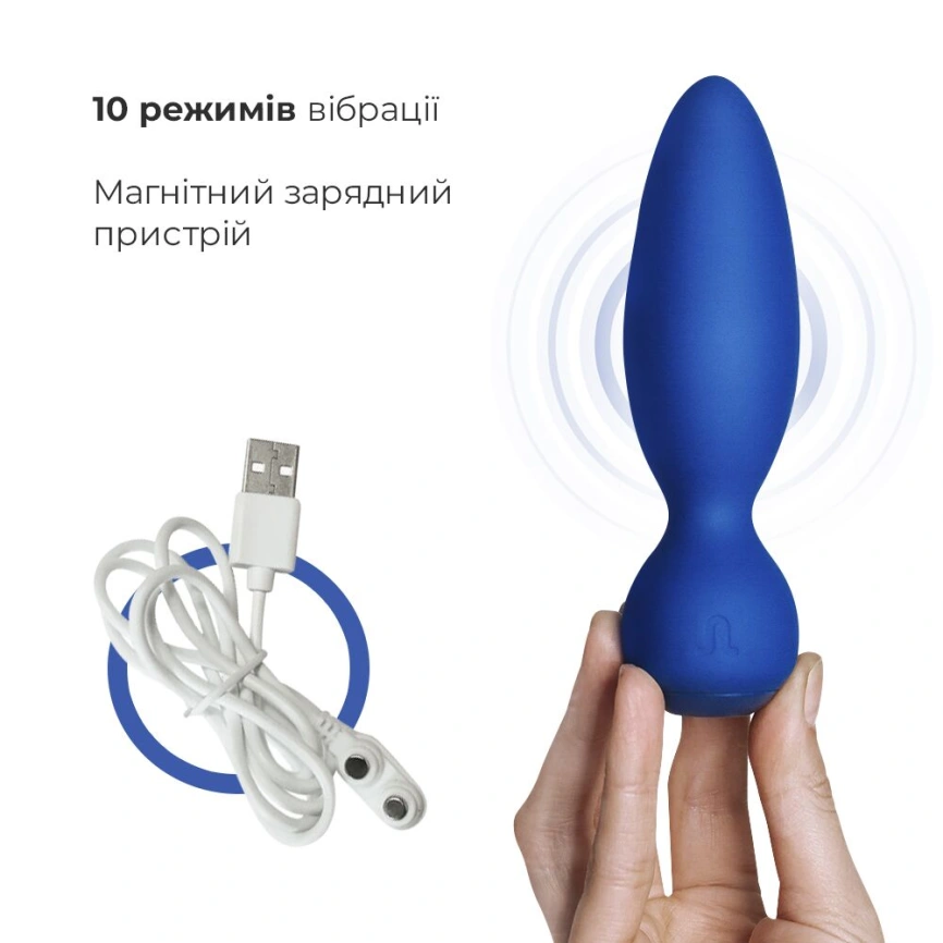 Анальная вибропробка Adrien Lastic Little Rocket макс. диаметр 3,5см, soft-touch фото 4