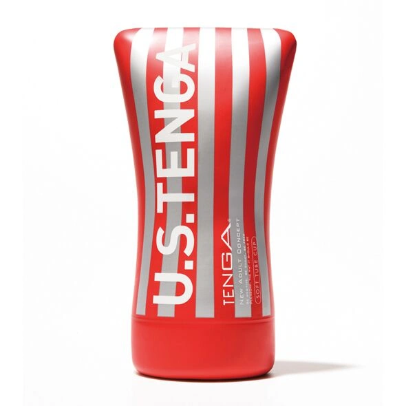 Мастурбатор Tenga US Soft Tube Cup (мягкая подушечка большая) сдавливаемый, супермощное всасывание фото 1