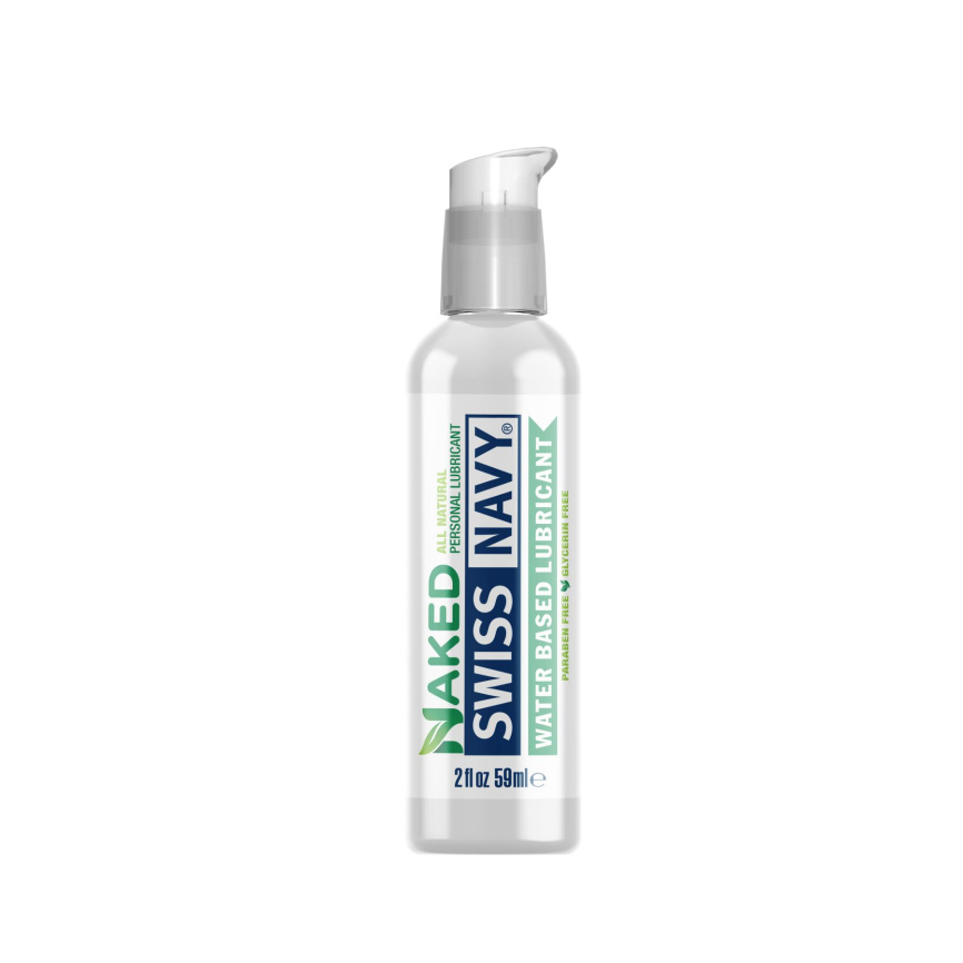 Лубрикант на водній основі Swiss Navy NATURAL All Natural, 59 мл, для чутливої ​​шкіри фото 1