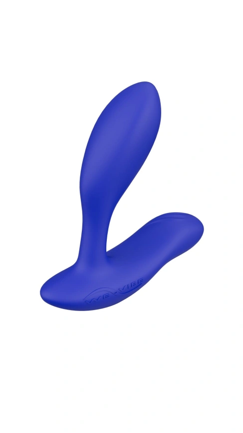 Смарт-вибромассажер простаты We-Vibe Vector+ ROYAL BLUE, пульт ДУ, регулируемый угол наклона фото 3