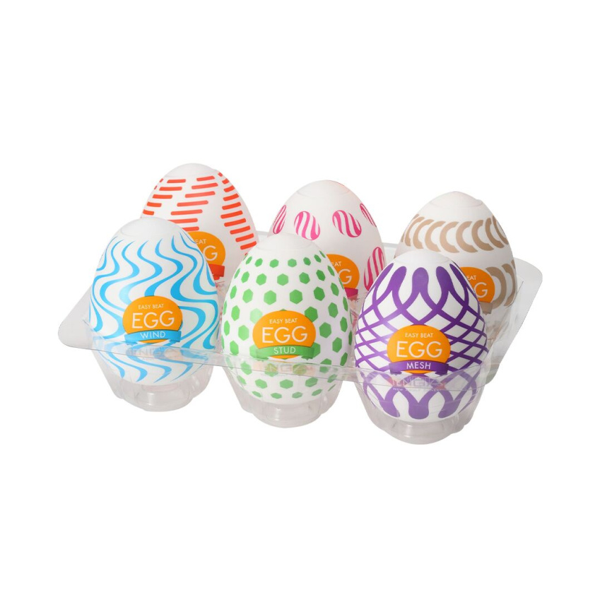 Набір мастурбаторів-яєць Tenga Egg Wonder Pack (6 яєць) фото 1