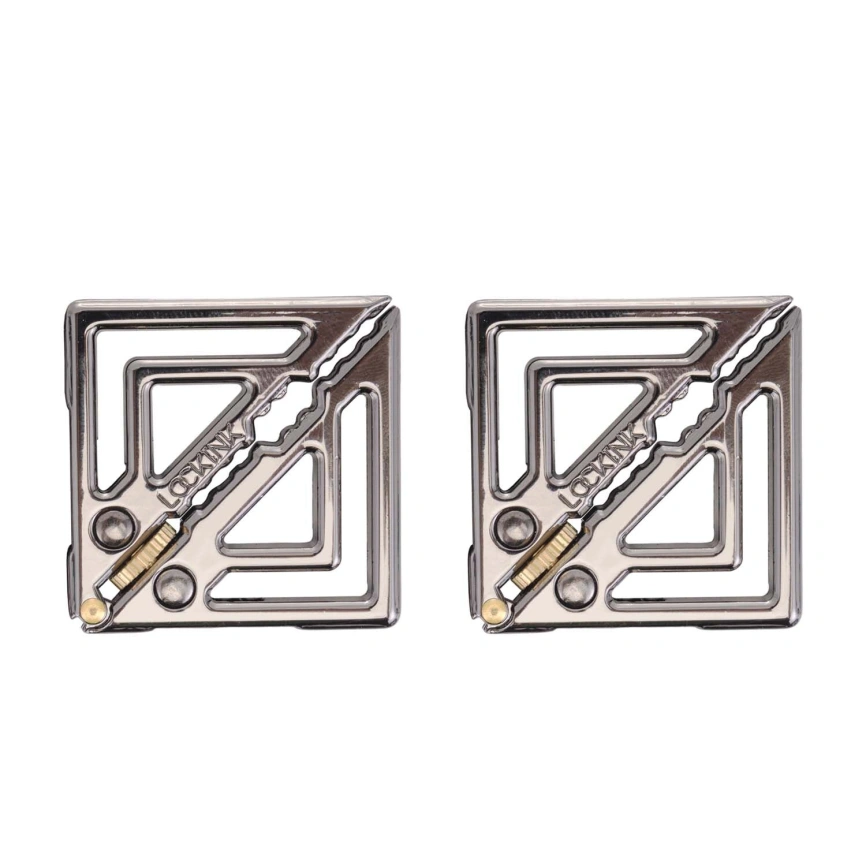 Зажимы для сосков с легкой подвеской LOCKINK Adjustable Nipple Clamps with Light Pendant, серебристые фото 3