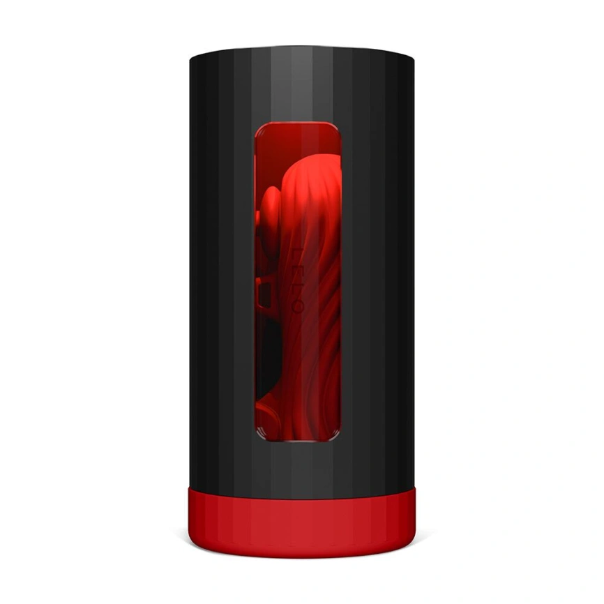 Смарт-мастурбатор LELO F1S V3 XL Red, увеличенный, 2 мотора, 8 режимов, стимуляция звуковыми волнами фото 1