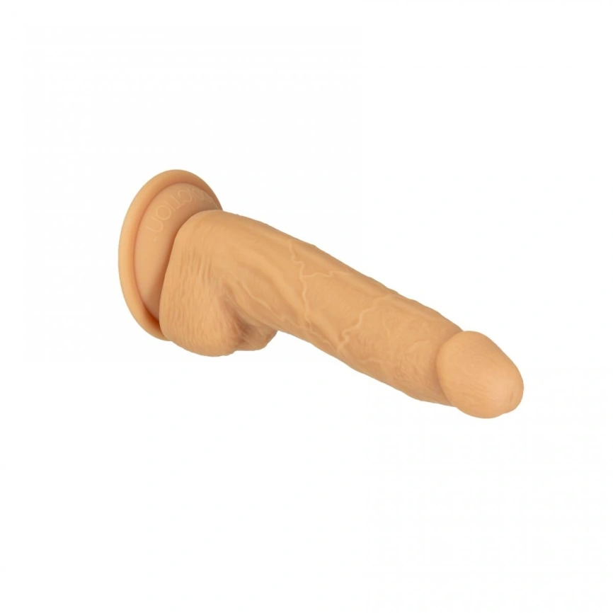 Фаллоимитатор Naked Addiction — 8″ Silicone Dual Density Dildo Vanilla, вибропуля в подарок фото 2