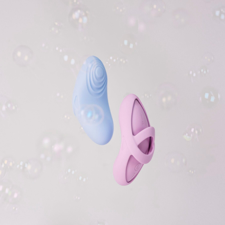 Смарт-вібратор для клітора Svakom Echo 2 Pink Lilac, підігрів до 38 °C, знімна насадка на палець фото 26