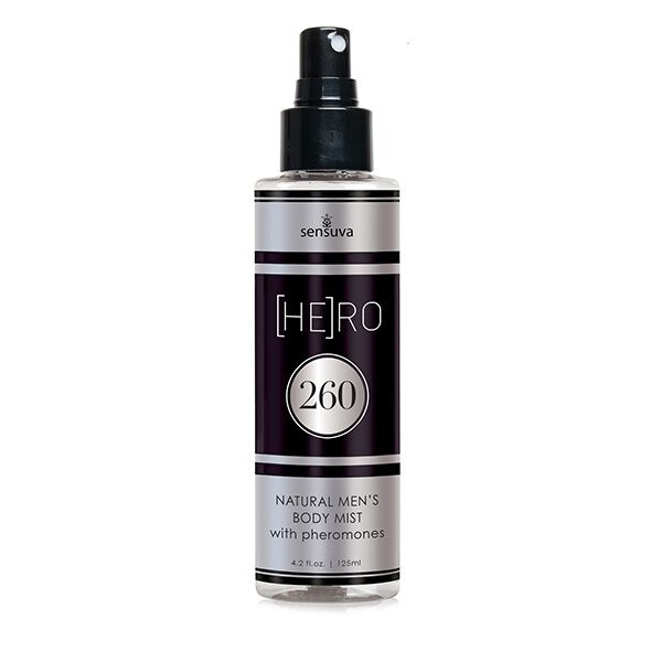 Чоловічий спрей-міст для тіла із феромонами Sensuva HE(RO) 260 Пройняті Body Mist for Him фото 1