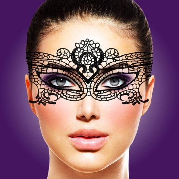 Ажурная маска на лицо RIANNE S - Masque III с лентами-завязками фото 6