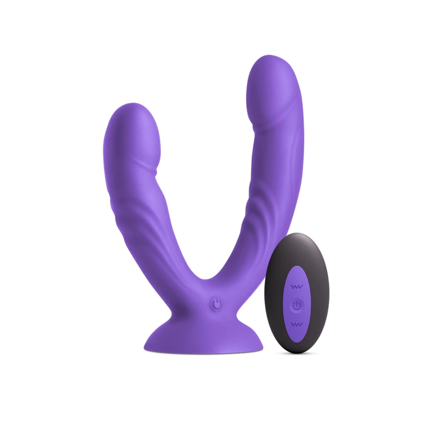 Двойной дилдо с вибрацией NS Novelties INYA - Duet - Purple фото 1