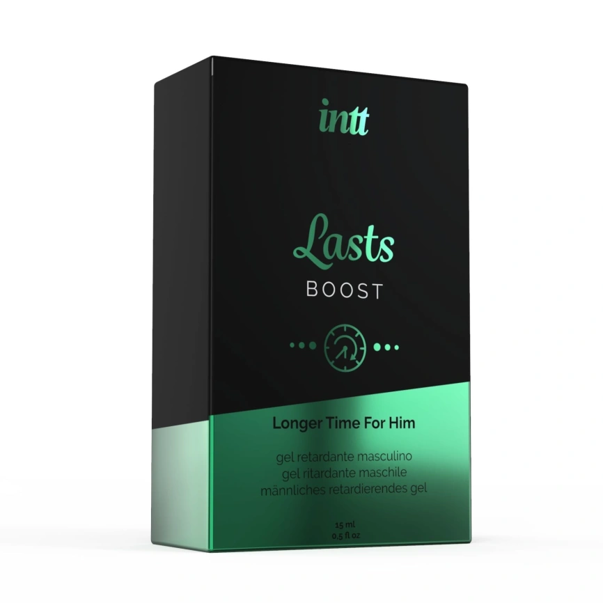 Пролонгатор для мужчин Intt Lasts (15 мл) с экстрактом гвоздики и мяты фото 3