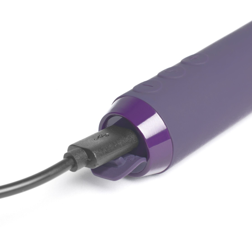 Мінівібратор Je Joue - Classic Bullet Vibrator Purple з глибокою вібрацією і фіксацією на палець фото 5