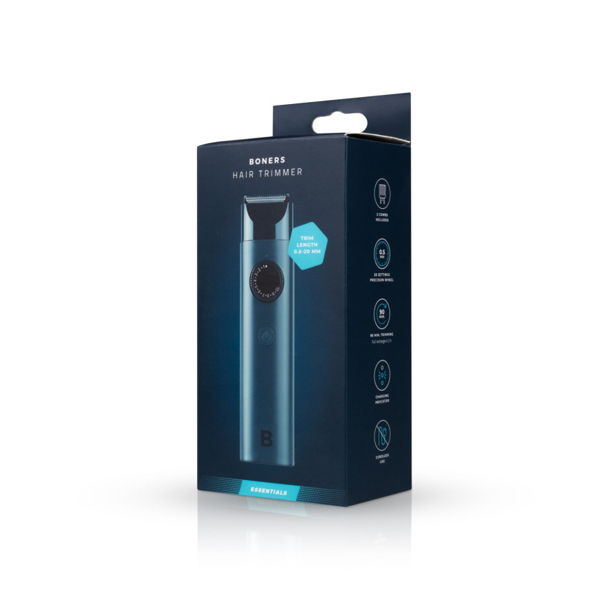Бездротовий тример для інтимних зон Boners Hair Trimmer Shaver, 10 швидкостей, 2 насадки фото 10