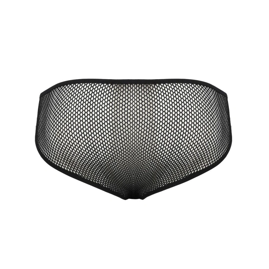 Мужские трусы со шнуровкой Passion 035 SLIP RICHARD XXL/XXXL Black, экокожа, сетка фото 12