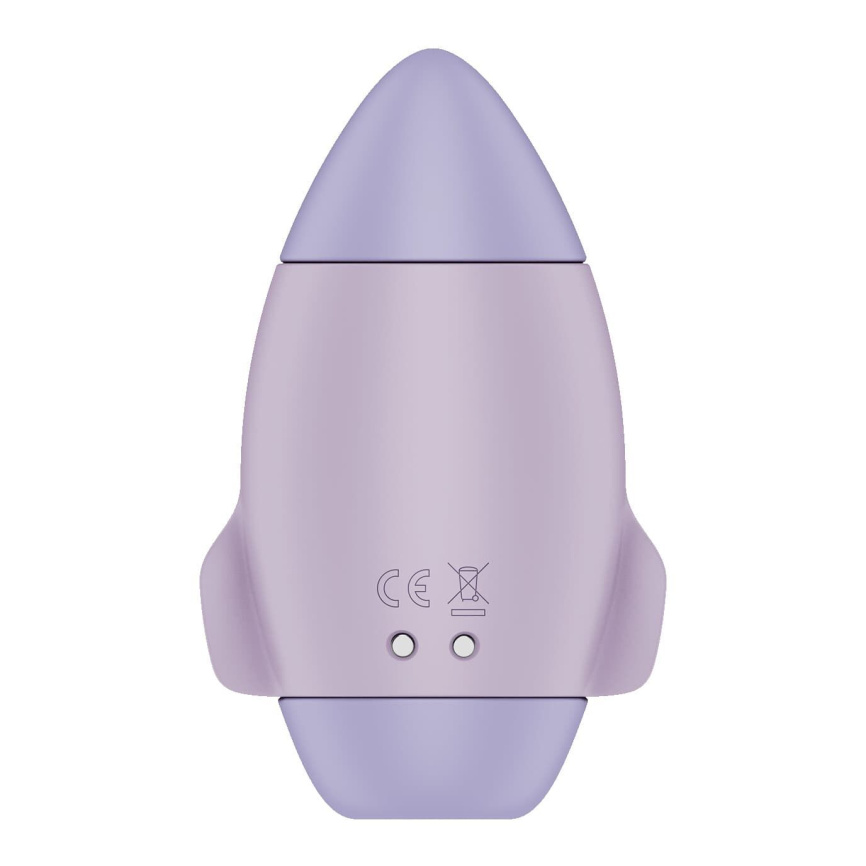 Вакуумний стимулятор з вібрацією Satisfyer Mission Control Violet, 2 незалежні мотори фото 5