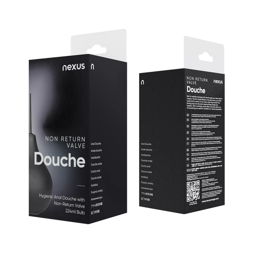 Спринцівка Nexus Anal Douche Black, об’єм 224 мл фото 9
