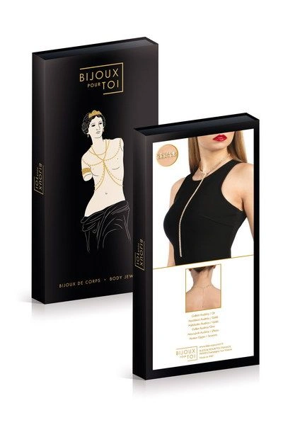 Колье со стразами Bijoux Pour Toi - Audrey Gold фото 3