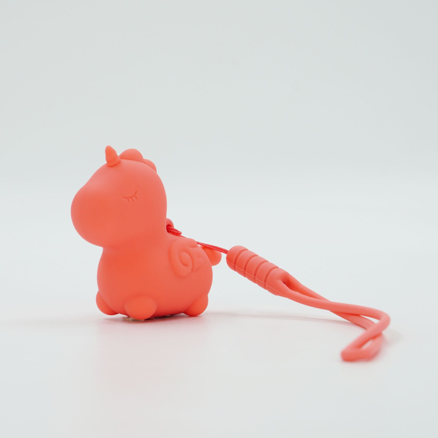 Вібратор-мінієдиноріжка Unihorn Mini – Peachy Pony, брелок з вібрацією, 10 режимів фото 10