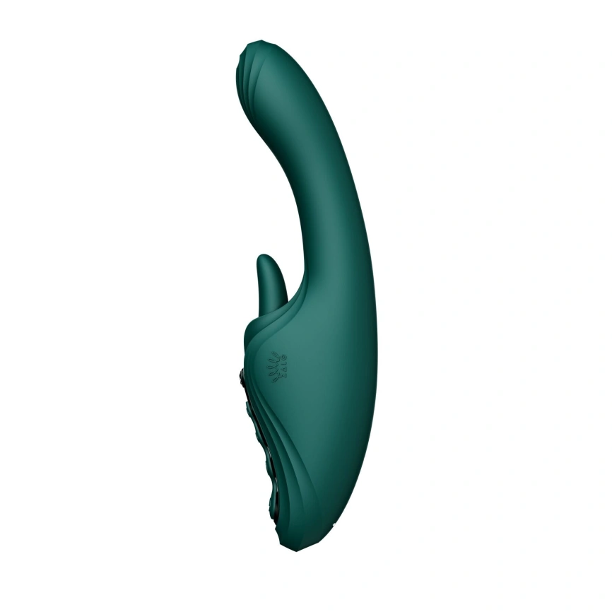 Смарт-вибратор Zalo Ares Turquoise Green, подогрев, 3 мотора, язычок для клитора, стимуляция точки G фото 20