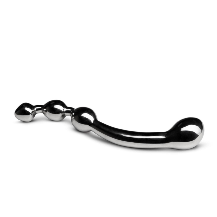 Анально-вагінальний стимулятор Sinner Gear Unbendable – Multi-Stim Pleasure Wand Metal Anal Dildo фото 2