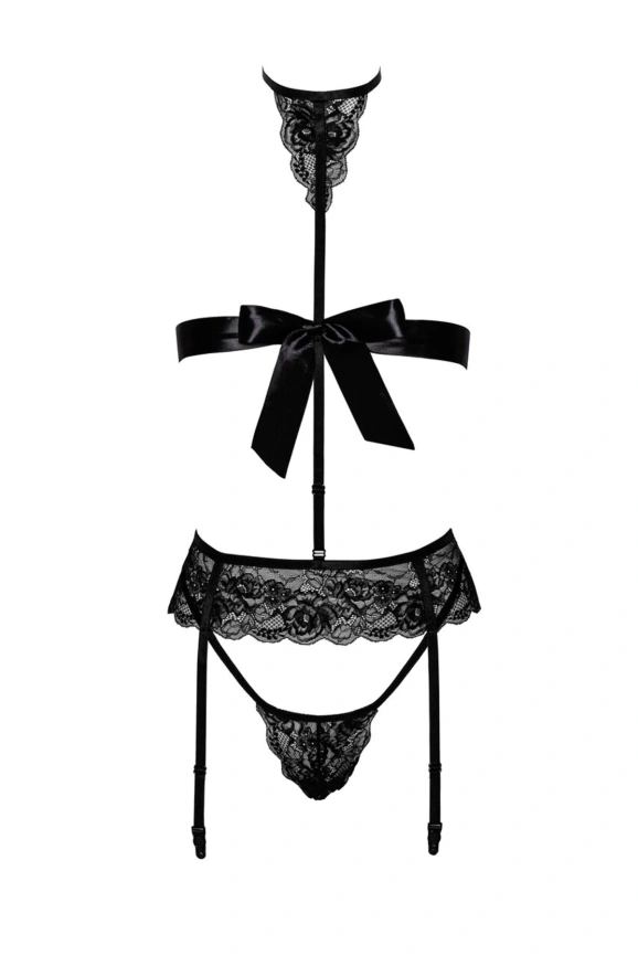 Комплект Kissable Bondage Kiss Set Black S/M фото 9