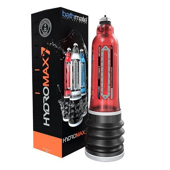 Гидропомпа Bathmate Hydromax 7 Red, для члена длиной от 12,5 до 18 см, диаметр до 5,2 см фото 5