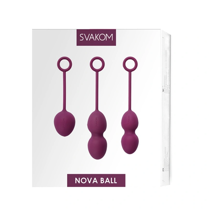 Набор вагинальных шариков со смещенным центром тяжести Svakom Nova Violet фото 6