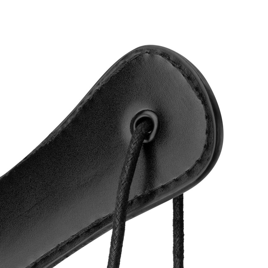 Паддл Bedroom Fantasies: Faux Leather Paddle, черный фото 5