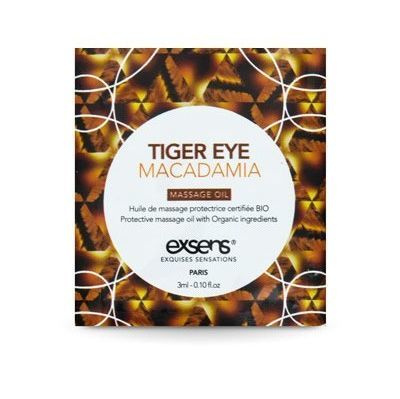 Пробник масажної олії EXSENS Tiger Eye Macadamia 3мл фото 1