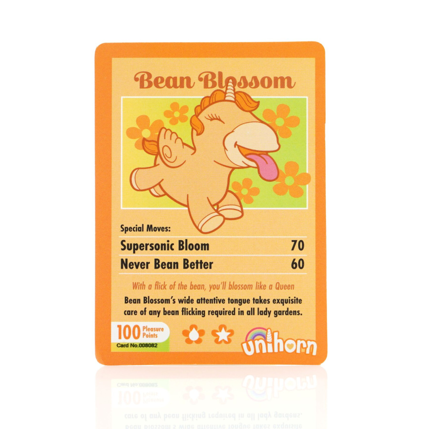 Вібратор-єдиноріжка Unihorn – Bean Blossom, пульсівний язичок фото 3