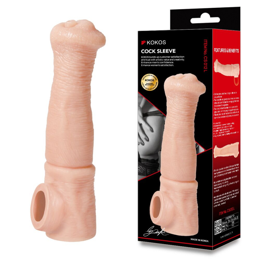 Насадка на член Kokos Cock Sleeve CS 012 L фото 3
