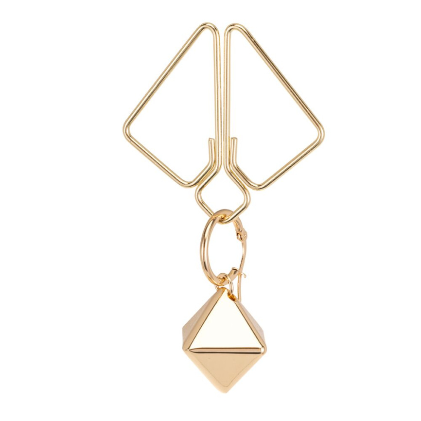 SX0844 Затискачі для сосків з важкою підвіскою LOCKINK Nipple Clamps with Heavy Pendant, золотисті фото 8