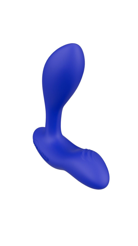 Смарт-вібромасажер простати We-Vibe Vector+ ROYAL BLUE, пульт ДК, регульований кут нахилу фото 4