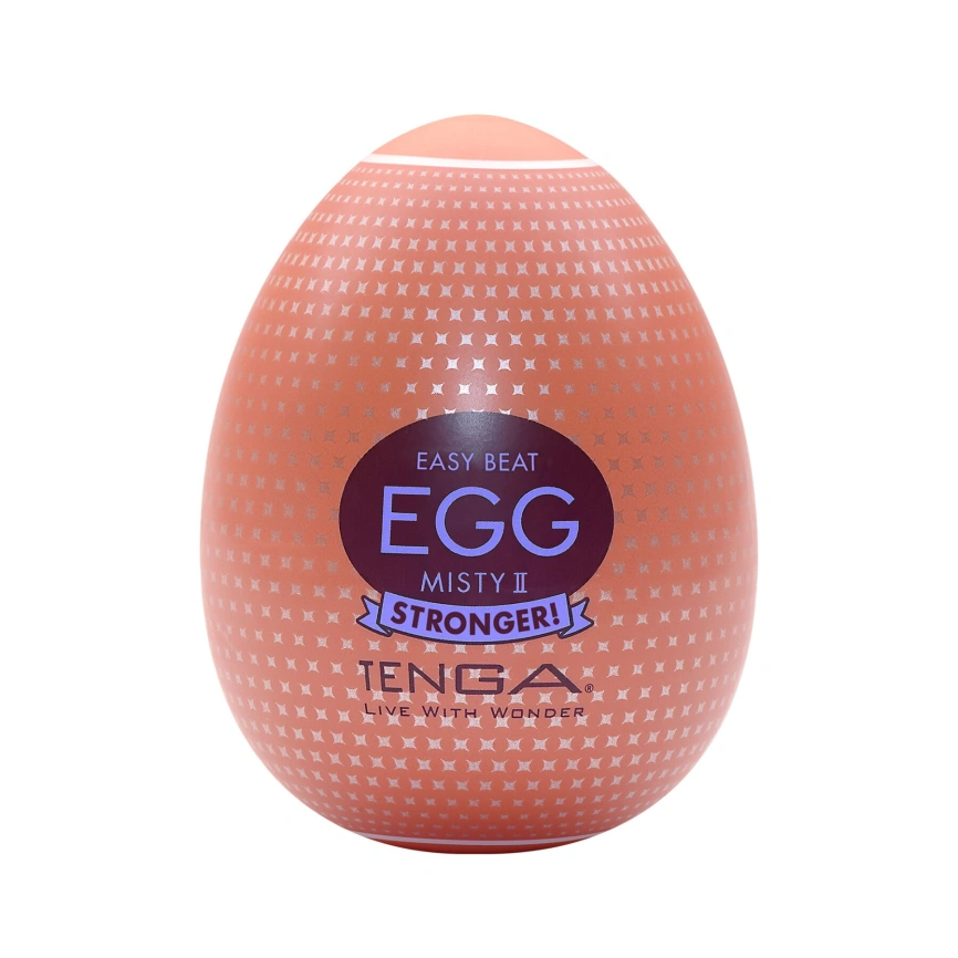 Мастурбатор-яйцо Tenga Egg Misty II, плотный TPE, пробник лубриканта 5 мл фото 1
