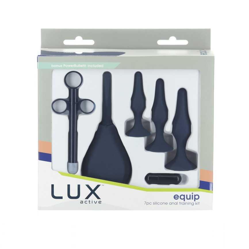 Набір анальних іграшок для новачків Lux Active – Equip – Silicone Anal Training Kit фото 1