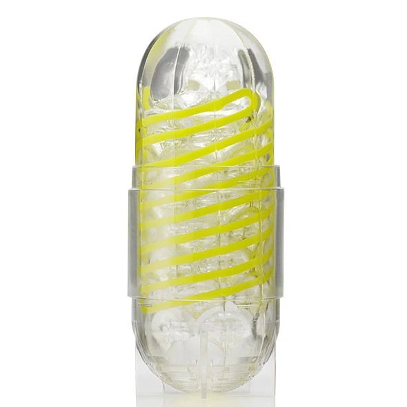 Мастурбатор Tenga Spinner 03 Shell с упругой стимулирующей спиралью внутри фото 1