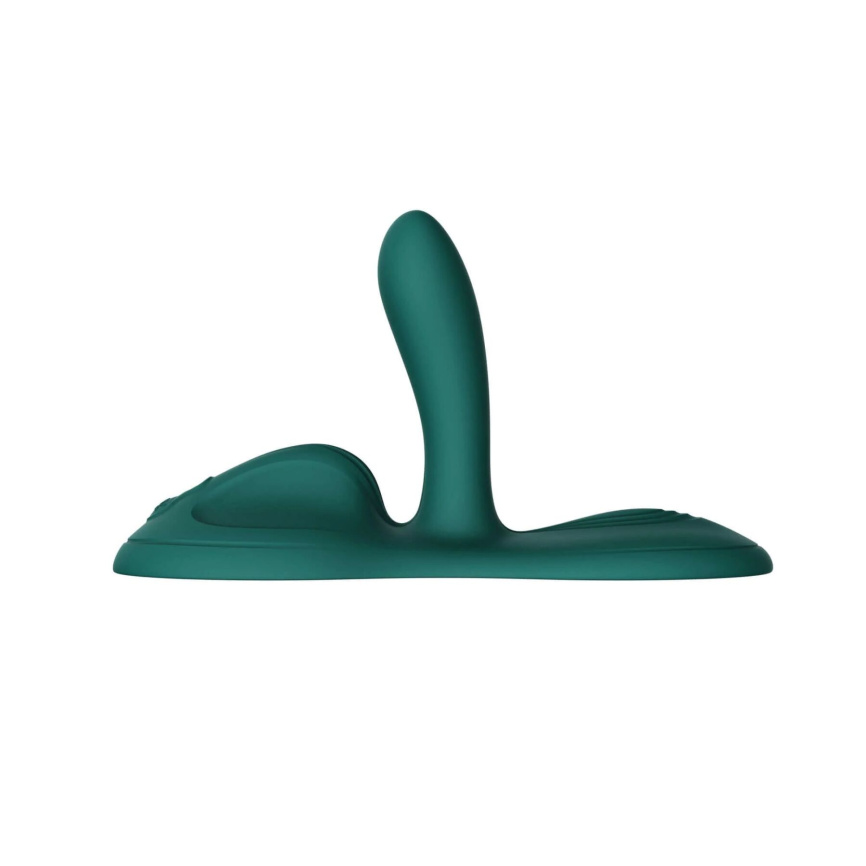 Sit-on-top смарт-вібратор Zalo – Flora Smart Vibrating Pad Turquoise Green, 9 моторів фото 4