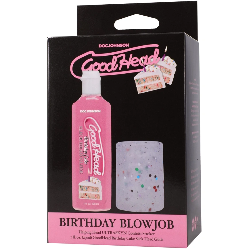Набор для минета Doc Johnson GoodHead Birthday Blowjob Kit фото 9