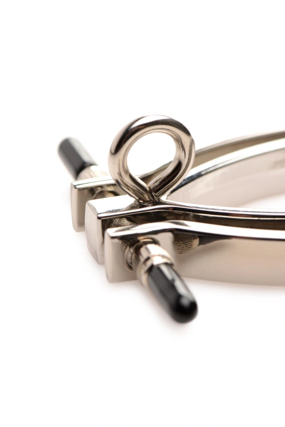 Зажим для половых губ Master Series: Pussy Tugger Adjustable Vagina Clamp with Chain фото 4