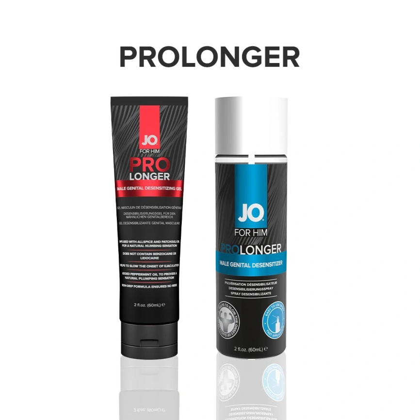Пролонгирующий спрей JO Prolonger Spray with Benzocaine (60 мл) не содержит минеральных масел фото 5