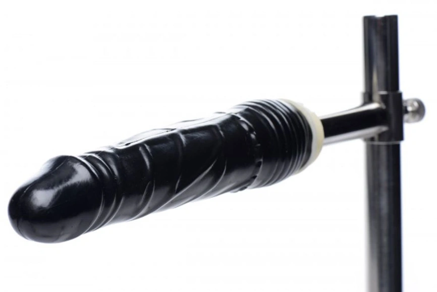 Конструкция для фиксации с фаллоимитатором Imprisoned Metal Stockade with Dildo фото 4