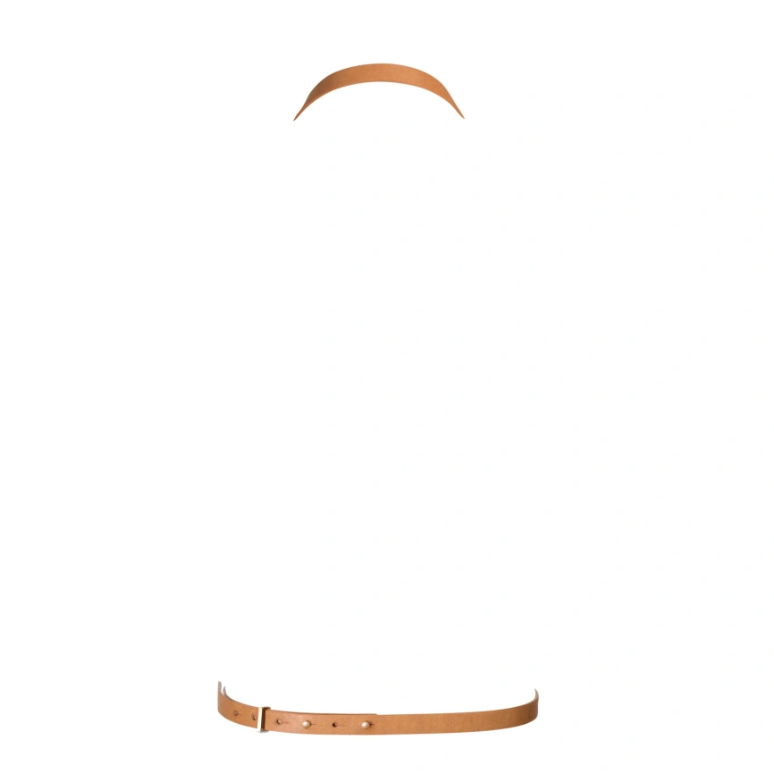 Портупея Bijoux Indiscrets MAZE - 8 Harness Brown, экокожа фото 2