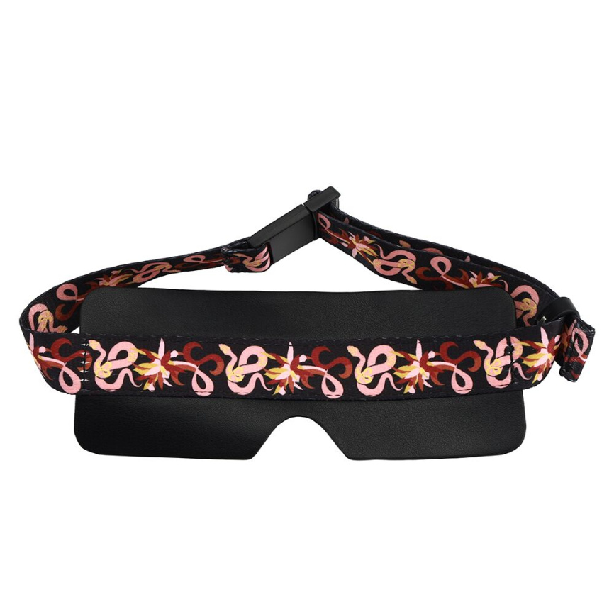 БДСМ-набір LOCKINK The Flowering Serpent Bondage Set, чорний, з малюнком у вигляді змій, 7 предметів фото 5