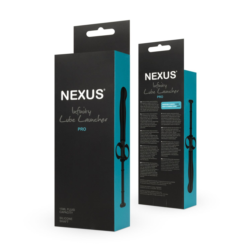 Шприц для введення змазки Nexus Infinity Lube launcher Pro, вигнутий кінчик фото 9