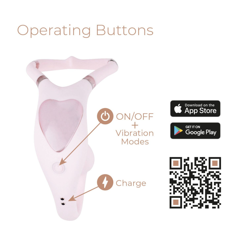 Смарт-вібратор для пар Adrien Lastic Venus + APP, подвійний, можна носити під одягом, 10 режимів фото 7