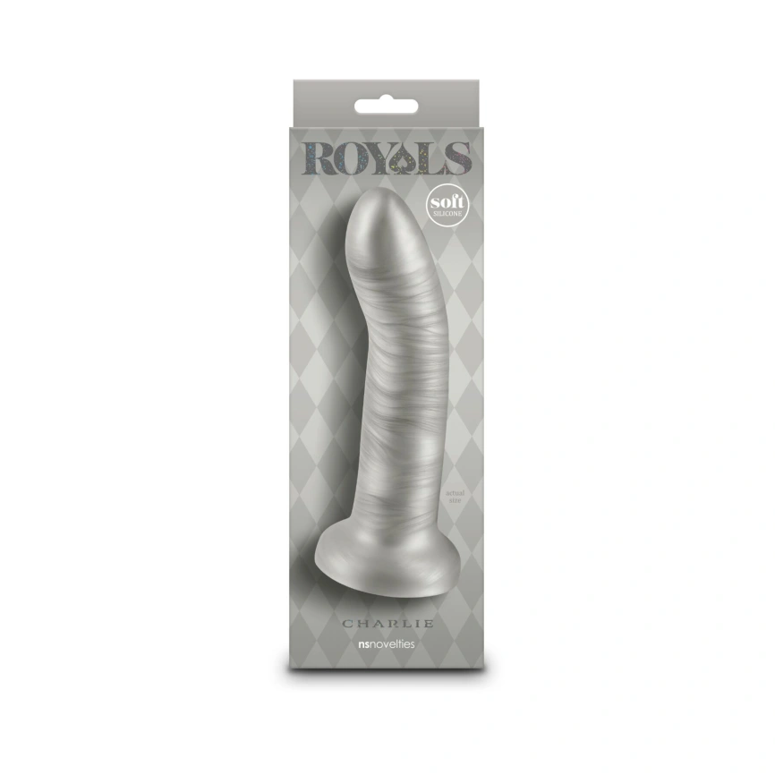 Дилдо NS Novelties Royals - 7" Charlie - Metallic Champagne фото 4