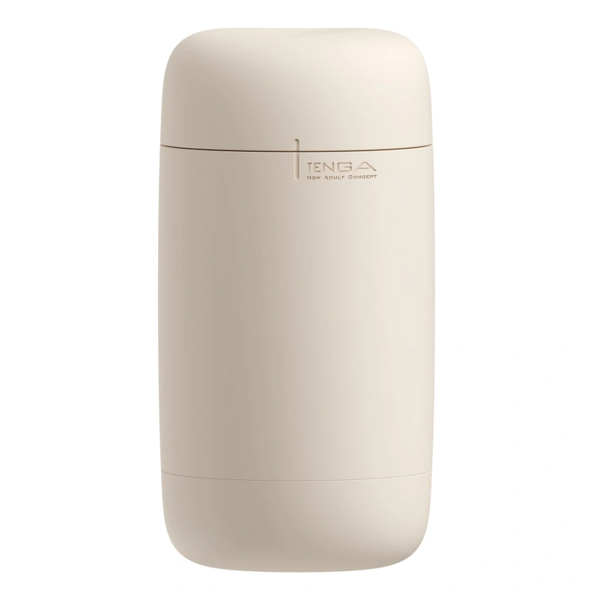 Мастурбатор TENGA PUFFY LATTE BROWN, ультрамягкий материал, многоразовый, сквозной фото 1