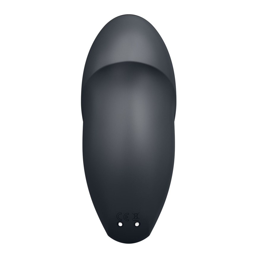 Вібростимулятор-пульсатор Satisfyer Tap & Climax 1 Grey, ефект постукування пальцем, 2 мотори фото 6