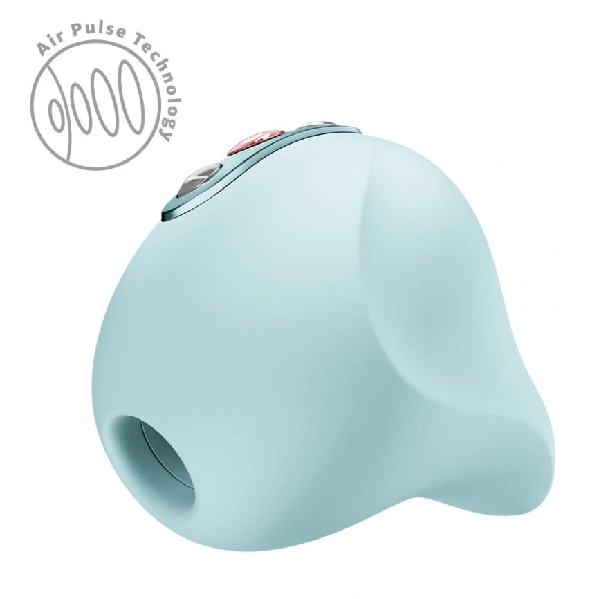 Вакуумный стимулятор Fun Factory Seduction Ice Blue, 11 режимов работы, перезаряжаемый фото 4