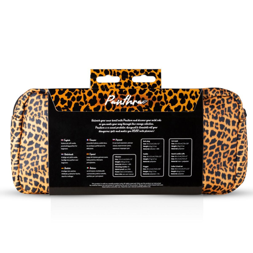 Набір BDSM-аксесуарів Panthra Gato 8-piece set фото 11
